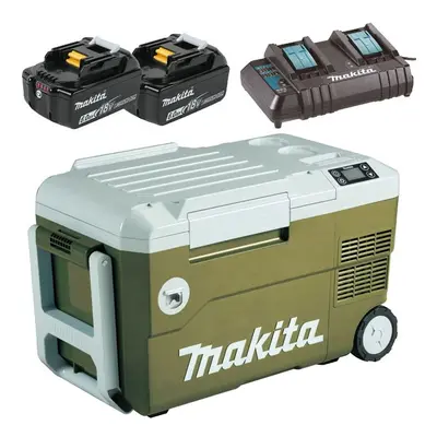 Makita DCW180 18v LXT 20L Cooler & Warmer Cool Box Wheeled 6.0Ah Battery Charger