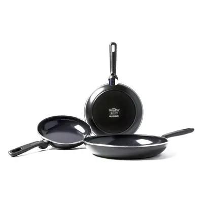 GreenPan Memphis Healthy Ceramic Non-Stick cm, cm and cm Frying Pan Set, PFAS Free,Induction, Ov