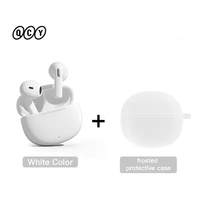 (T20 White Type 1) QCY T20 TWS Wireless Earphones Bluetooth 5.3 Earbuds 68ms Low Latency