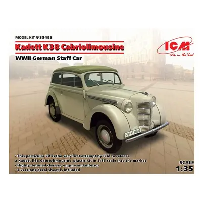 ICM35483 - ICM 1:35 - Kadett K38 Cabriolimousine, Staff Car