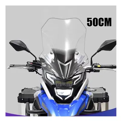 (clear 50cm) Motorcycle Accessories Windshield Windscreen Wind Shield Deflector For