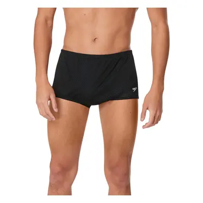 Speedo Men's Swimsuit Square Leg Poly Mesh Training Suit Speedo Black