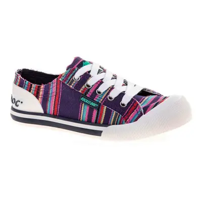 (7 UK, Multicoloured) Rocket Dog Womens/Ladies Jazzin Canvas Aloe Lace Up Trainer