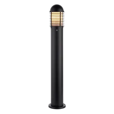 Outdoor Bollard Post Light - 60W E27 GLS - 1000mm Height - Matt Black