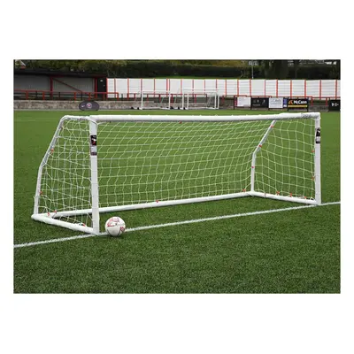 12 x Feet Match Approved Football Goal Posts & Net - All Weather Outdoor Rated