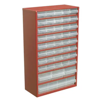 310 x x 510mm Drawer Parts Cabinet - RED - Wall Mounted / Standing Box