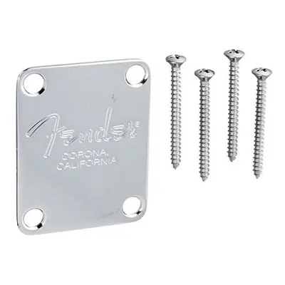 0991446100 Neck Plate American Series Basses Bolt Chrome