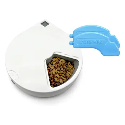 (5 Bowl Feeder) C500 Automatic Bowl Pet Feeder with Digital Timer For Wet or Dry Pet Food, For C