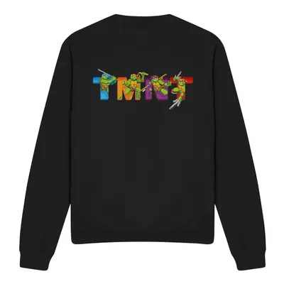 (XL, Black) Teenage Mutant Ninja Turtles Unisex Adult Arcade Main Screen Sweatshirt