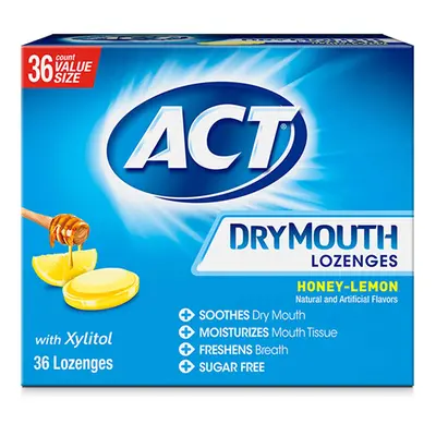 Dry Mouth Lozenges Honey-Lemon lzngs