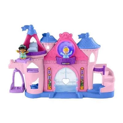 Disney Princess Toddler Playset by Little People, Magical Lights & Dancing Castle Musical Toy wi