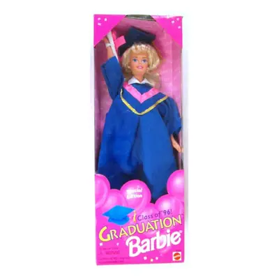 BARBIE GRADUATION DOLL Class of '96! SPECIAL EDITION w Blue MORTARBOAR