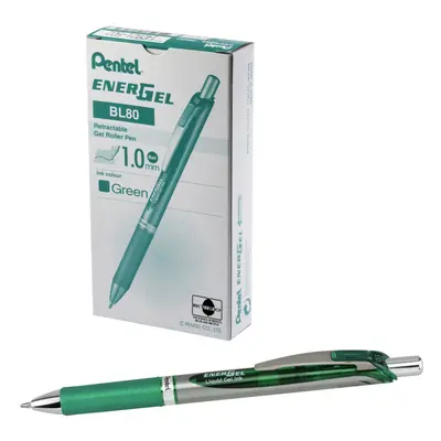 Pentel EnerGel RTX Retractable Liquid Gel Pen Bold Line Metal Tip G