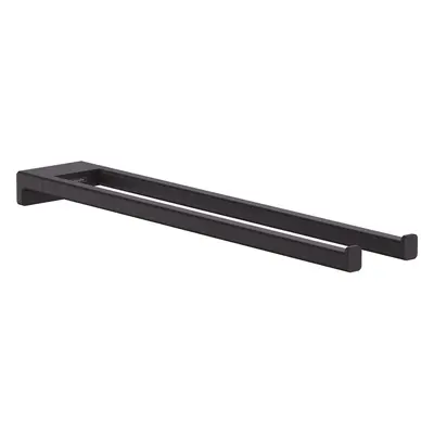 Hansgrohe -Towel Holder Twin-Handle 3-inch Holder in Matte Black