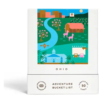 Ohio Adventure Bucket List: Scratch-Off Cards for Outdoor Activities Tourist Attractions and Roa