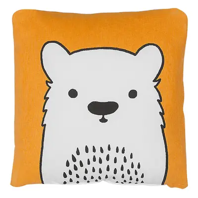 Cotton Kids Cushion Bear x cm Orange WARANASI