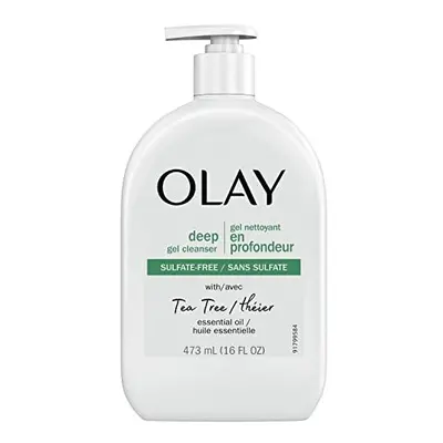 Olay Deep Gel Cleanser with Tea Tree Essential Oil, Oz