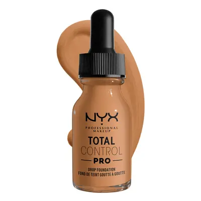 NYX PROFESSIONAL MAKEUP Total Control Pro Drop Foundation Skin-True Buildable Coverage - Camel