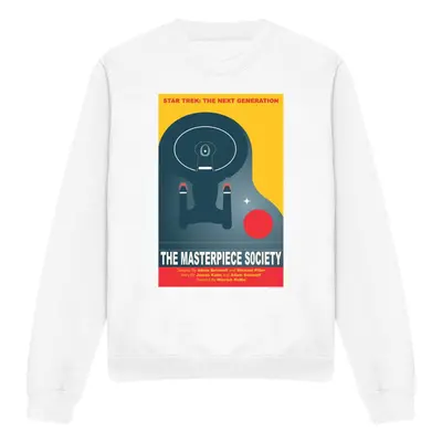 (XL, White) Star Trek Unisex Adult The Next Generation Season Episode Sweatshirt