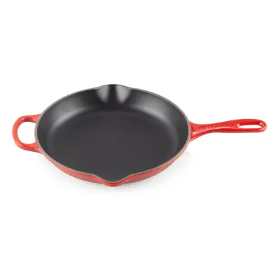 Le Creuset Enameled Cast Iron Signature Iron Handle Skillet, 10.25" (1-3/4 qt.), Cerise