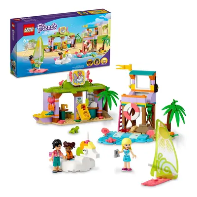 LEGO Friends Surfer Beach Fun Building Toy Set for Girls Boys