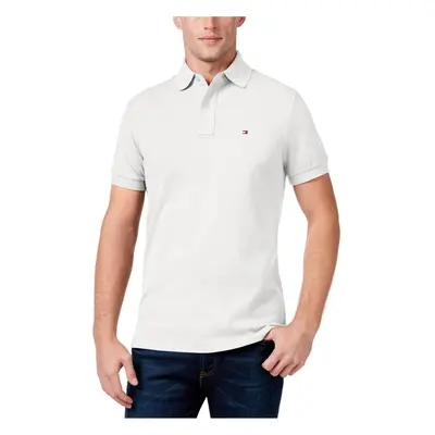 Tommy Hilfiger Men's Tall Short Sleeve Cotton Pique Polo Shirt Fit Cl