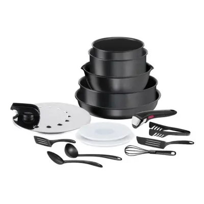 Tefal Ingenio Daily Chef L7629902 15-Piece Pan Set - Black Induction