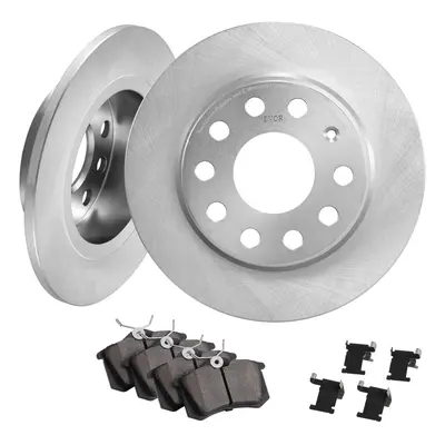 VEVOR Rear Brake Kit Brake Rotors Brake Pads Replacement Kit for Audi A3(8P)