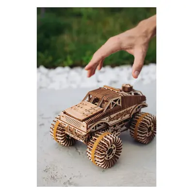 3D Wooden Model Self Assemble Building Puzzle Laser Cut Monster Truck