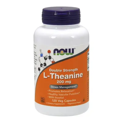 NOW Foods L-Theanine with Inositl, 200mg , vcaps