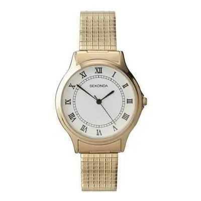 Sekonda Gents Gold Expandable Bracelet Watch 3021B