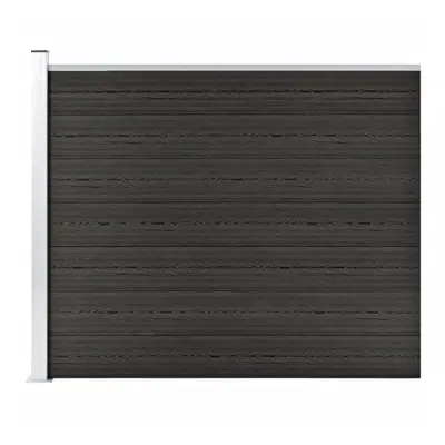 Fence Panel WPC 175x146 cm Grey