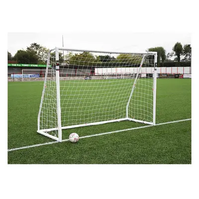 3m x 2m Match Approved Football Goal Posts & Net - All Weather Outdoor Rated