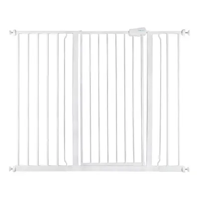 (White, 120.3cm - 127.9cm) Safetots Extra Tall Pressure Fit Gate