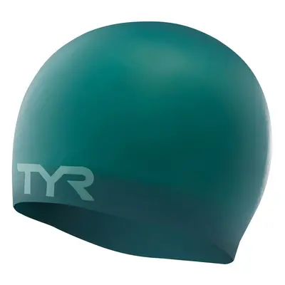 Stealth-X Wrinkle-Free Silicone Adult Racing Swim Cap Teal one Size