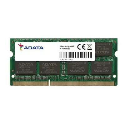 ADATA 8GB, DDR3L, 1600MHz (PC3-12800), CL11, SODIMM Memory *Low Voltage 1.35V*