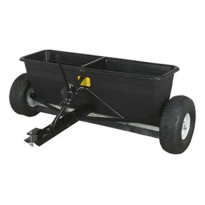 Tow Behind Drop Spreader - 80kg Capacity Hopper - Adjustable Feed System