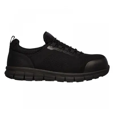 Work: Synergy Omat Alloy Toe | Black | Mens Slip-on Trainers