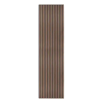 Acoustic Slat Wall Panel - Dark Walnut