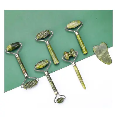 2pcs Jade Massage Roller Set(green)