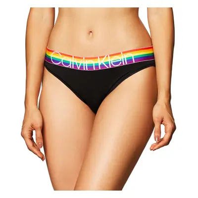 Calvin Klein Women's Modern Cotton Bikini Panty Black Rainbow X-Smal