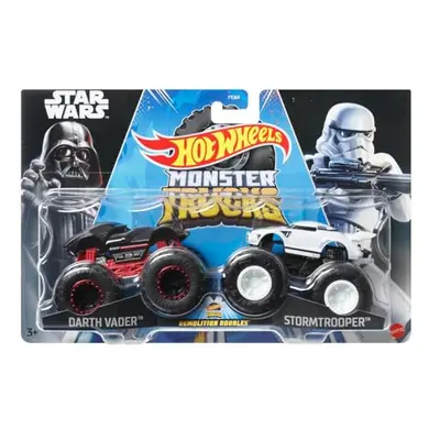 Monster Trucks Demolition Doubles - Metal Cars 1/64 - Darth Vader Vs Stormtrooper