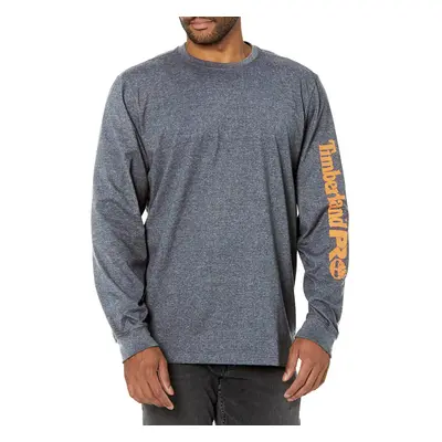 Timberland PRO mens Base Plate Blended Long-sleeve T-shirt With Logo T