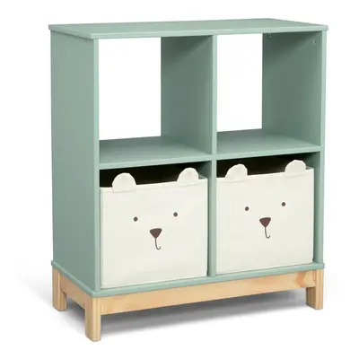 babyGap by Delta Children Brannan Bear Bookcase with Bins Sage Green