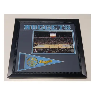 Encore Brandz Denver Basketball 16x16 Custom Pennant Frame