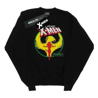 (L, Black) Marvel Mens X-Men Phoenix Circle Sweatshirt