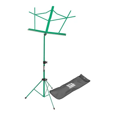 On-Stage SM7122GRB Compact Folding Sheet Music Stand with Bag Green