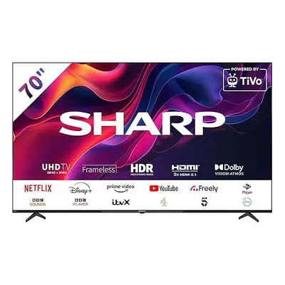 Sharp 70GK4245K 70-inch UHD 4K TiVo Smart TV with Freely