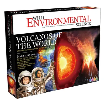 WILD ENVIRONMENTAL SCIENCE Volcanos of The World - Science Kit for Age