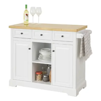 SoBuy FKW101-WN, Kitchen Storage Trolley Cabinet Cupboard Sideboard